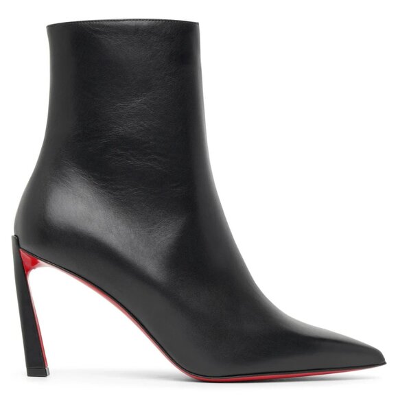 Christian Louboutin CONDORA BOOTY 85 Leather Ankle Bootie Boots Heels